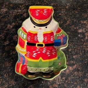 Temptations winter whimsy, nutcracker dish. Oven dishwasher microwave safe.